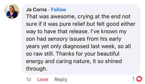 Facebook comment from a summit attendee